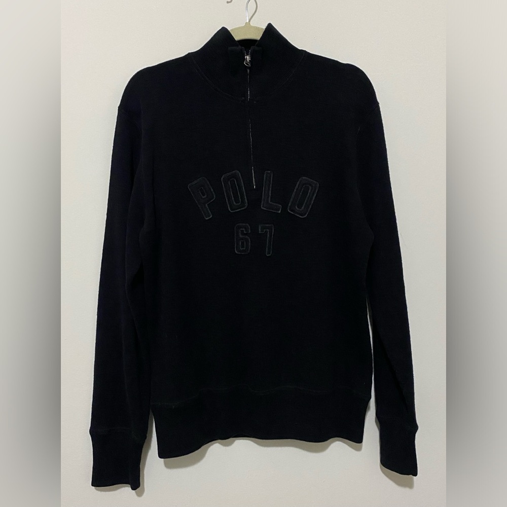Men’s Vintage Polo Ralph Lauren Half Zip Knit Sweater